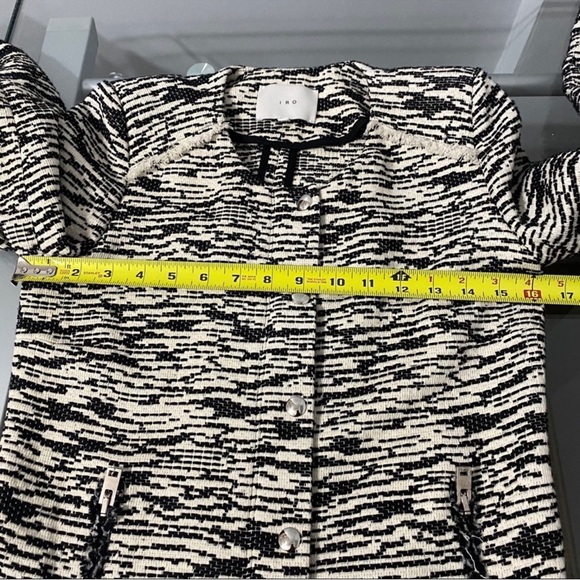 IRO Lizzie Tweed Jacket Size 36 - Picture 6 of 12